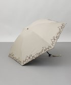 【アウロラ/AURORA】のJILL STUART(ジル スチュアート)マーカーペインティング刺しゅう晴雨兼用傘(折りたたみ傘) ベージュ|ID: prp329100004475792 ipo3291000000032388688