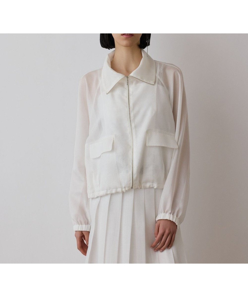 【グレース コンチネンタル/GRACE CONTINENTAL】のブライトメッシュブルゾン 人気、トレンドファッション・服の通販 founy(ファニー) 　ファッション　Fashion　レディースファッション　Fashion for Women　アウター　Coat / Outerwear Collection　レディースジャケット・軽アウター　Jackets　ブルゾンジャケット・スポーティアウター　Blouson Jackets　おすすめ　Recommended / Our Picks　エアリー　Airy Texture　シアー　Sheer, See-Through　ジャケット　Jacket, Outerwear　スタンド　Stand Collar, Upright Stand　フラップ　Flap, Flap Pocket　フロント　Front, Front Design　ブルゾン　Blouson, Bomber Jacket　ポケット　Pocket, Pocket Detail　メッシュ　Mesh, Net Fabric　再入荷　Restock / Back in Stock　夏　Summer　春　Spring　S/S・春夏　SS, Spring/Summer, Warm Season　 other-1|ID: prp329100004475811 ipo3291000000032650381