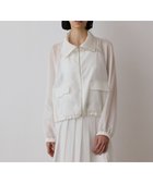 【グレース コンチネンタル/GRACE CONTINENTAL】のブライトメッシュブルゾン 人気、トレンドファッション・服の通販 founy(ファニー) ファッション Fashion レディースファッション Fashion for Women アウター Coat / Outerwear Collection レディースジャケット・軽アウター Jackets ブルゾンジャケット・スポーティアウター Blouson Jackets おすすめ Recommended / Our Picks エアリー Airy Texture シアー Sheer, See-Through ジャケット Jacket, Outerwear スタンド Stand Collar, Upright Stand フラップ Flap, Flap Pocket フロント Front, Front Design ブルゾン Blouson, Bomber Jacket ポケット Pocket, Pocket Detail メッシュ Mesh, Net Fabric 夏 Summer 春 Spring S/S・春夏 SS, Spring/Summer, Warm Season thumbnail ホワイト|ID: prp329100004475811 ipo3291000000033218053