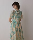 【グレース コンチネンタル/GRACE CONTINENTAL】のシャドーフラワープリントワンピース 人気、トレンドファッション・服の通販 founy(ファニー) ファッション Fashion レディースファッション Ladies' Fashion Online ワンピース Dress 春 Spring カーディガン Cardigan シフォン Chiffon ジャケット Jacket バランス Balance フェミニン Feminine フラワー Flower フレア Flare プリント Print S/S・春夏 Ss・Spring/Summer 夏 Summer エレガント 上品 Elegant thumbnail グリーン|ID: prp329100004475818 ipo3291000000032505873