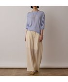 【グレース コンチネンタル/GRACE CONTINENTAL】のドレープカットトップ ブルー|ID: prp329100004475821 ipo3291000000032695624