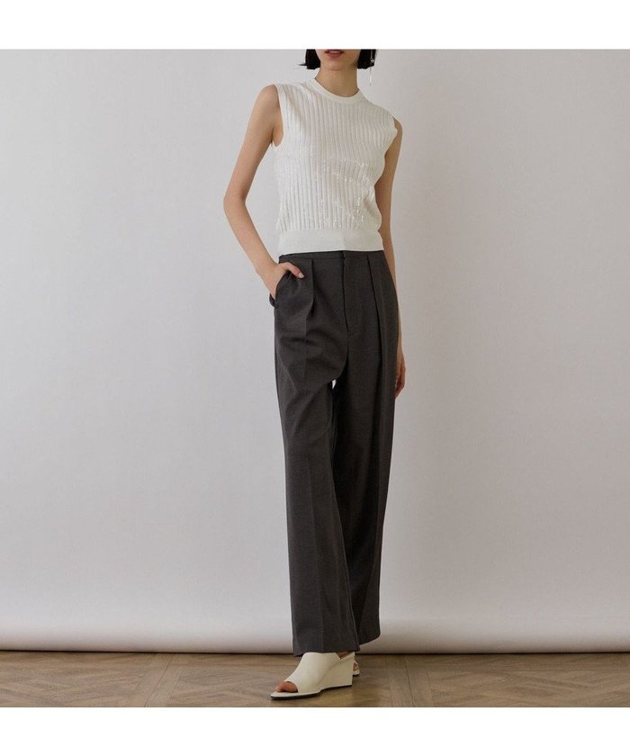 【グレース コンチネンタル/GRACE CONTINENTAL】のスパンコールニットノースリーブ インテリア・キッズ・メンズ・レディースファッション・服の通販 founy(ファニー) https://founy.com/ ファッション Fashion レディースファッション WOMEN トップス・カットソー Tops/Tshirt ニット Knit Tops キャミソール / ノースリーブ No Sleeves おすすめ Recommend スパンコール Sequins デニム Denim 夏 Summer 春 Spring S/S・春夏 Ss・Spring/Summer |ID: prp329100004475825 ipo3291000000031834264