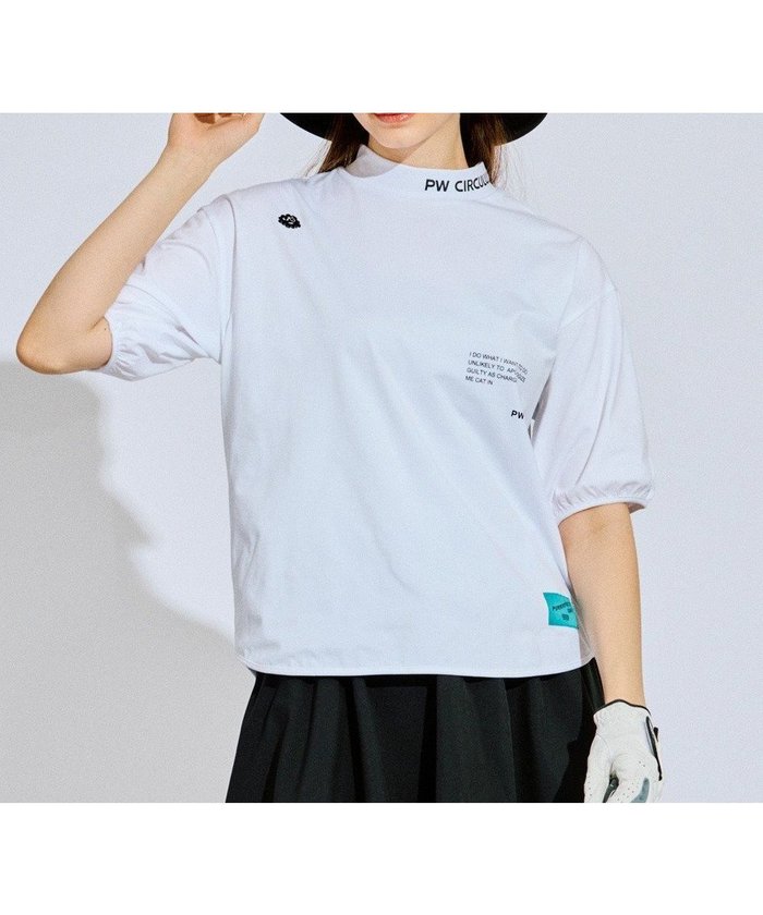 【ピーダブリュサーキュラス/PW CIRCULUS】の再入荷!【UV遮蔽率99% UVカット / 速乾 / ストレッチ】【WOMEN】パフスリーブモックネックT ゴルフ インテリア・キッズ・メンズ・レディースファッション・服の通販 founy(ファニー) https://founy.com/ ファッション Fashion レディースファッション Ladies' Fashion Online トップス・カットソー Tops/Tshirt シャツ/ブラウス Shirts/Blouses ロング / Tシャツ T-Shirts カットソー Cut and Sewn カットソー Cut And Sew ゴルフ Golf ショルダー Shoulder シンプル Simple ストレッチ Stretch スリーブ Sleeve ドロップ Drop フェミニン Feminine ボトム Bottom モックネック Mock Neck 再入荷 Restock/Back In Stock/Re Arrival 吸水 Water Absorption 夏 Summer 春 Spring S/S・春夏 Ss・Spring/Summer |ID: prp329100004475834 ipo3291000000032246444