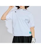 【ピーダブリュサーキュラス/PW CIRCULUS】の再入荷!【UV遮蔽率99% UVカット / 速乾 / ストレッチ】【WOMEN】パフスリーブモックネックT ゴルフ ホワイト系|ID: prp329100004475834 ipo3291000000032246445