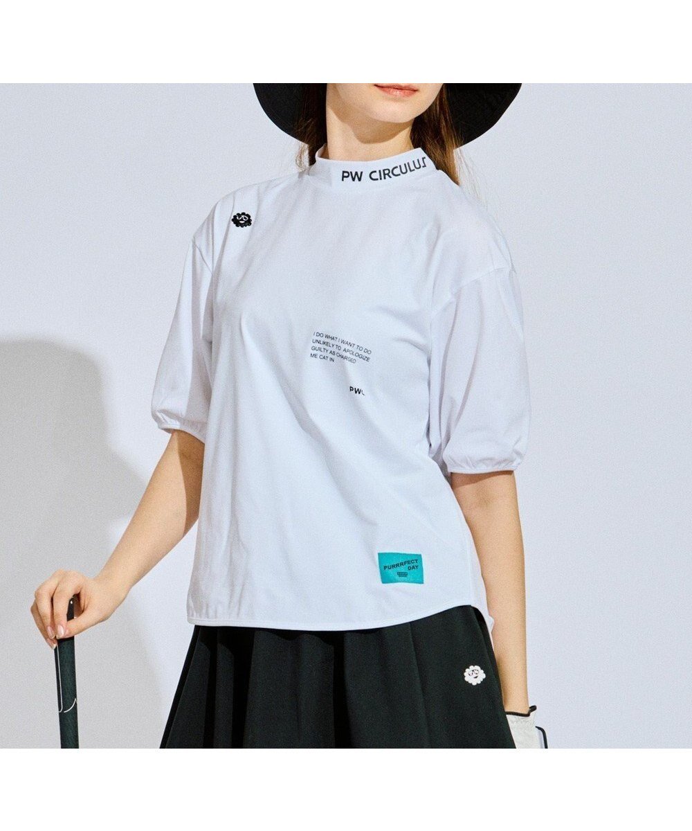【ピーダブリュサーキュラス/PW CIRCULUS】の再入荷!【UV遮蔽率99% UVカット / 速乾 / ストレッチ】【WOMEN】パフスリーブモックネックT ゴルフウェア レディース インテリア・キッズ・メンズ・レディースファッション・服の通販 founy(ファニー) ファッション Fashion レディースファッション Fashion for Women トップス・カットソー Cut & Sew Tops シャツ・ブラウス・オフィスカジュアル Elegant Blouses & Button-Ups ロングTシャツ・Tシャツ Longline T-Shirts & Tees カットソー・ベーシックTシャツ Cut-and-Sewn Tops / Stretch Tees & Basics カットソー Cut and Sewn Top ゴルフ Golf ショルダー Shoulder, Shoulder Strap シンプル Simple, Minimal ストレッチ Stretch, Stretchy Fabric スリーブ Sleeve, Long Sleeve / Short Sleeve ドロップ Drop Shoulder, Dropped Style フェミニン Feminine, Girly ボトム Bottoms, Lower Wear モックネック Mock Neck, Short Turtleneck 再入荷 Restock / Back in Stock 吸水 Absorbent, Quick-Dry 夏 Summer 春 Spring S/S・春夏 SS, Spring/Summer, Warm Season ホワイト系|ID: prp329100004475834 ipo3291000000033651327