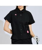【ピーダブリュサーキュラス/PW CIRCULUS】の【WOMEN】ギャザリングシャツ ゴルフ ブラック系|ID: prp329100004475847 ipo3291000000031555164