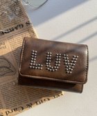 【ウィゴー/WEGO】のスタッズデザインウォレット ブラウン|ID: prp329100004475856 ipo3291000000032265293