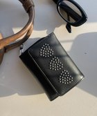 【ウィゴー/WEGO】のスタッズデザインウォレット ブラック|ID: prp329100004475856 ipo3291000000032265300
