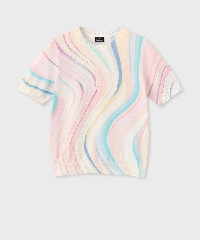 【ポール スミス/Paul Smith】の【洗える】Swirl 半袖ニット インテリア・キッズ・メンズ・レディースファッション・服の通販 founy(ファニー) https://founy.com/ ファッション Fashion レディースファッション WOMEN トップス・カットソー Tops/Tshirt ニット Knit Tops セーター Sweater デニム Denim フィット Fit フェミニン Feminine プリント Print ワーク Work 半袖 Short Sleeve 夏 Summer S/S・春夏 Ss・Spring/Summer 洗える Washable A/W・秋冬 Aw・Autumn/Winter・Fw・Fall-Winter |ID: prp329100004476263 ipo3291000000031963362
