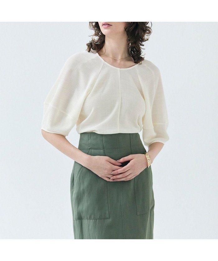 【ベイジ,/BEIGE,】の【洗える】LIATRIS / バックリボンハーフスリーブブラウス インテリア・キッズ・メンズ・レディースファッション・服の通販 founy(ファニー) https://founy.com/ ファッション Fashion レディースファッション WOMEN トップス・カットソー Tops/Tshirt シャツ/ブラウス Shirts/Blouses スリーブ Sleeve ハーフ Half フォルム Form リネン Linen リボン Ribbon エレガント 上品 Elegant 再入荷 Restock/Back In Stock/Re Arrival 半袖 Short Sleeve 吸水 Water Absorption 夏 Summer 春 Spring S/S・春夏 Ss・Spring/Summer 洗える Washable ビジネス 仕事 通勤 Business |ID: prp329100004476398 ipo3291000000031557831