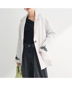 【グリーンパークス/Green Parks】の・ELENCARE DUE 袖コード刺繍ジャケッ Ivory|ID: prp329100004476489 ipo3291000000031652176