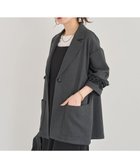 【グリーンパークス/Green Parks】の・ELENCARE DUE 袖コード刺繍ジャケッ Charcoal Gray|ID: prp329100004476489 ipo3291000000031652177