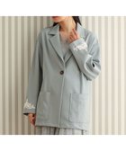 【グリーンパークス/Green Parks】の・ELENCARE DUE 袖コード刺繍ジャケッ Mint|ID: prp329100004476489 ipo3291000000031652179