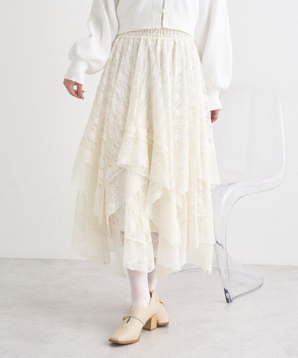 【アースミュージックアンドエコロジー/earth music&ecology】のレースイレヘムスカート 人気、トレンドファッション・服の通販 founy(ファニー) 　ファッション　Fashion　レディースファッション　WOMEN　スカート　Skirt　おすすめ　Recommend　フラワー　Flower　フレア　Flare　ポケット　Pocket　レース　Race　ロング　Long　夏　Summer　春　Spring　S/S・春夏　Ss・Spring/Summer　 other-1|ID: prp329100004476558 ipo3291000000031760040