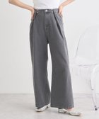 【アースミュージックアンドエコロジー/earth music&ecology】のタックホックデニムパンツ Light Gray|ID: prp329100004476560 ipo3291000000031746282