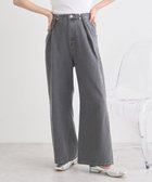 【アースミュージックアンドエコロジー/earth music&ecology】のタックホックデニムパンツ Light Gray|ID: prp329100004476560 ipo3291000000032440859