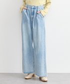 【アースミュージックアンドエコロジー/earth music&ecology】のタックホックデニムパンツ Light Indigo|ID: prp329100004476560 ipo3291000000032440860