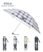 【ムーンバット/MOONBAT】の【軽量】POLO RALPH LAUREN 晴雨兼用日傘 折りたたみ傘 チェック/遮光 遮熱 UV 簡単開閉 オフホワイト|ID: prp329100004477258 ipo3291000000031975959
