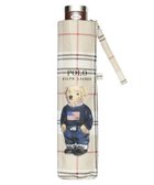 【ムーンバット/MOONBAT】の【軽量】POLO RALPH LAUREN 晴雨兼用日傘 折りたたみ傘 チェック/遮光 遮熱 UV 簡単開閉 ベージュ|ID: prp329100004477258 ipo3291000000031975960