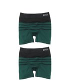【ワコール/Wacoal / MEN】のボクサーパンツ2枚セット のびて包みこむ気持ちよさ S-LLまでワンサイズ 前閉じ【PANTS HOLIC】 GT2384 /ブロス バイ ワコールメン グリーン|ID: prp329100004477299 ipo3291000000033344803