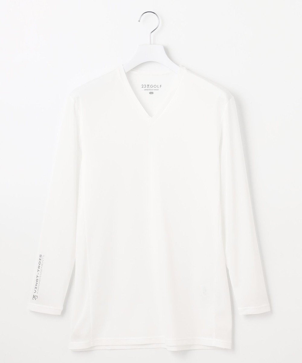 【23区 ゴルフ/23区GOLF / MEN】の【MEN】30dインナー Vネックカットソー 人気、トレンドファッション・服の通販 founy(ファニー) ファッション Fashion メンズファッション Fashion for Men トップス・カットソー Cut & Sew Tops ゴルフ Golf アンダー Underwear Essentials インナー Innerwear スポーティ Sporty, Casual Athletic ポロシャツ Polo Shirt, Collared Tee 吸水 Absorbent, Quick-Dry 定番 Standard, Basic Item other-1|ID: prp329100004477306 ipo3291000000033654337