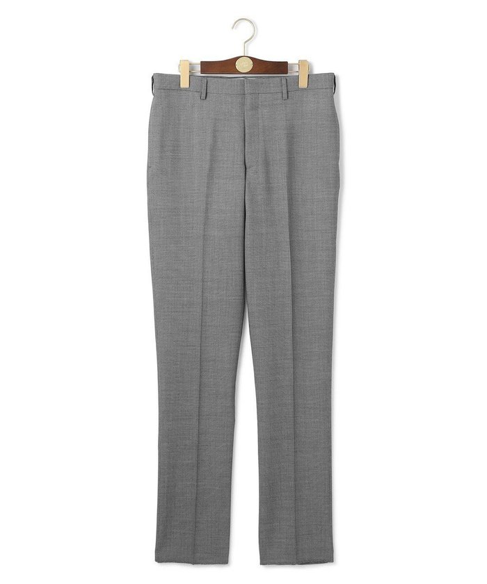 【ジェイ プレス/J.PRESS / MEN】の【Peppin Merino Comfort】【ウォッシャブル可 / 折り目加工】バーズアイ スラックス / ノータック インテリア・キッズ・メンズ・レディースファッション・服の通販 founy(ファニー) https://founy.com/ ファッション Fashion メンズファッション MEN ボトムス Bottoms/Men ウォッシャブル Washable 春 Spring ストレッチ Stretch スマート Smart スラックス Slacks テーパード Tapered ドレス Dress フォーマル Formal S/S・春夏 Ss・Spring/Summer 再入荷 Restock/Back In Stock/Re Arrival 夏 Summer ビジネス 仕事 通勤 Business |ID: prp329100004477311 ipo3291000000031988004