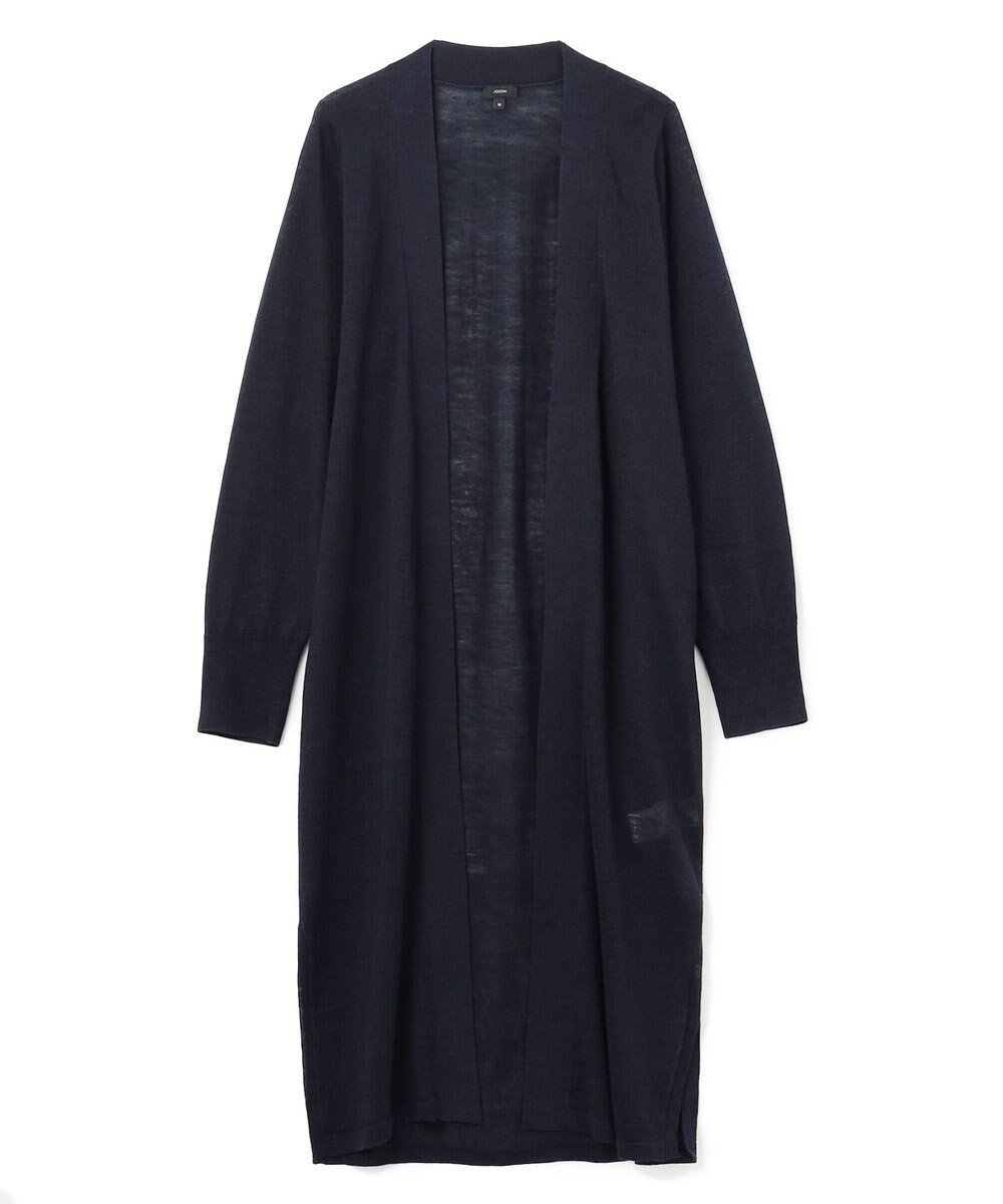 【ジョゼフ/JOSEPH】のラミーカーディガン ロングカーディガン インテリア・キッズ・メンズ・レディースファッション・服の通販 founy(ファニー) ファッション Fashion レディースファッション Fashion for Women トップス・カットソー Cut & Sew Tops カーディガン・羽織り Layered Style Cardigans アウトレット Outlet / Clearance カーディガン Cardigan, Knitwear シアー Sheer, See-Through シンプル Simple, Minimal スペシャル Special, Limited Edition ボトム Bottoms, Lower Wear ロング Long, Long-Length 夏 Summer 春 Spring S/S・春夏 SS, Spring/Summer, Warm Season Navy|ID: prp329100004477338 ipo3291000000034309194