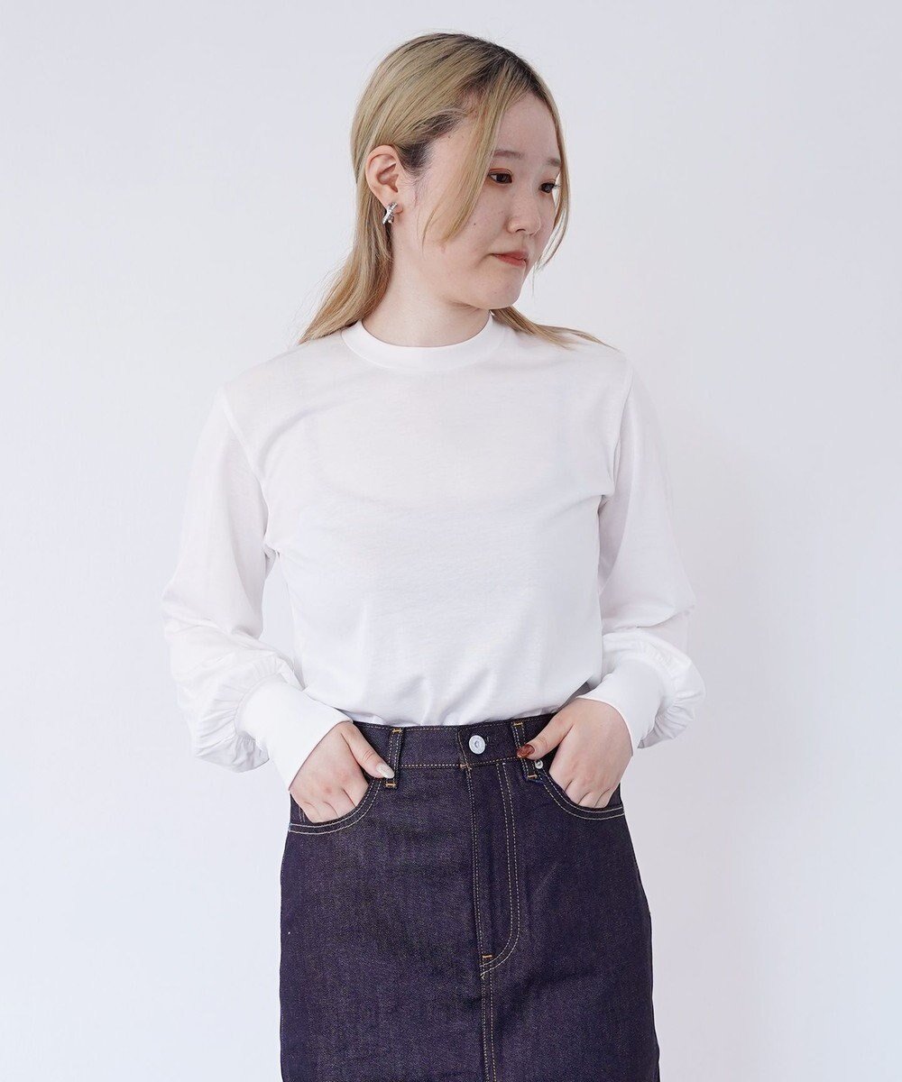 【シトム/SITOM】のパフスリーブ長袖Tシャツ 人気、トレンドファッション・服の通販 founy(ファニー) 　ファッション　Fashion　レディースファッション　WOMEN　トップス・カットソー　Tops/Tshirt　シャツ/ブラウス　Shirts/Blouses　ロング / Tシャツ　T-Shirts　カットソー　Cut and Sewn　カットソー　Cut And Sew　スリーブ　Sleeve　長袖　Long Sleeve　パターン　Pattern　A/W・秋冬　Aw・Autumn/Winter・Fw・Fall-Winter　S/S・春夏　Ss・Spring/Summer　夏　Summer　ビジネス 仕事 通勤　Business　 other-1|ID: prp329100004477381 ipo3291000000031972147
