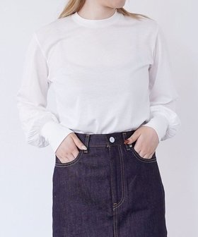 【シトム/SITOM】のパフスリーブ長袖Tシャツ 人気、トレンドファッション・服の通販 founy(ファニー) ファッション Fashion レディースファッション Fashion for Women トップス・カットソー Cut & Sew Tops シャツ・ブラウス・オフィスカジュアル Elegant Blouses & Button-Ups ロングTシャツ・Tシャツ Longline T-Shirts & Tees カットソー・ベーシックTシャツ Cut-and-Sewn Tops / Stretch Tees & Basics カットソー Cut and Sewn Top スリーブ Sleeve, Long Sleeve / Short Sleeve 長袖 Long Sleeve, Full Sleeve パターン Pattern, Design Print A/W・秋冬 Autumn/Winter S/S・春夏 SS, Spring/Summer, Warm Season 夏 Summer ビジネス 仕事 通勤 Business / Work / Commuting |ID:prp329100004477381