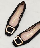 【ブリジット バーキン/Bridget Birkin】の【Bridget Birkin】スクエアバックルフラットシューズ ブラックスウェード|ID: prp329100004477689 ipo3291000000032746828