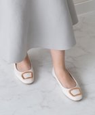 【ブリジット バーキン/Bridget Birkin】の【Bridget Birkin】スクエアバックルフラットシューズ ライトベージュスウェード|ID: prp329100004477689 ipo3291000000032746834