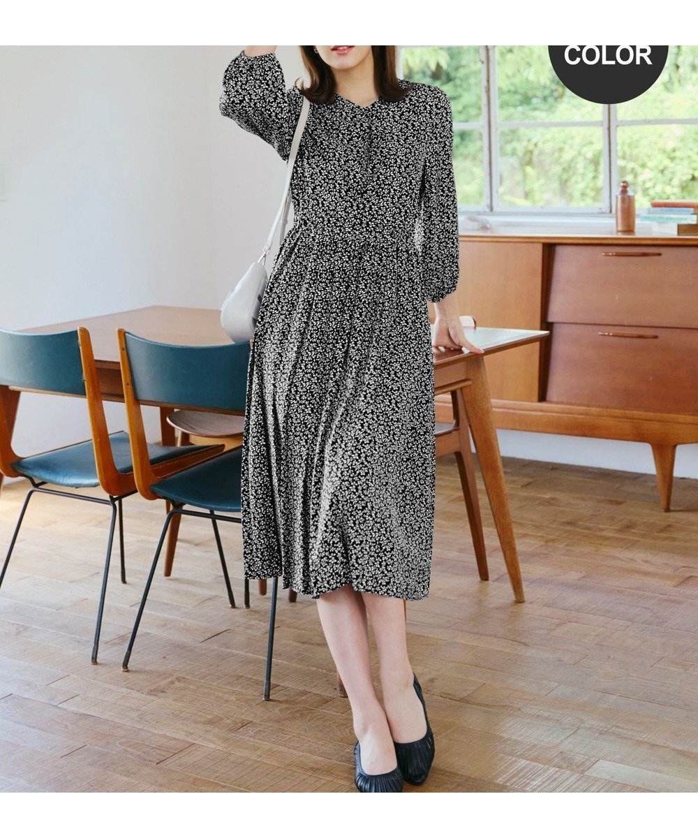 【ティアクラッセ/Tiaclasse】の【洗える・新色追加】パフスリーブプリーツワンピース インテリア・キッズ・メンズ・レディースファッション・服の通販 founy(ファニー) ファッション Fashion レディースファッション Fashion for Women ワンピース Dresses スリーブ Sleeve, Long Sleeve / Short Sleeve チュニック Tunic, Long Top フェミニン Feminine, Girly プリーツ Pleats, Pleated 再入荷 Restock / Back in Stock 夏 Summer 新作・新入荷 New Arrivals / New In S/S・春夏 SS, Spring/Summer, Warm Season 洗える Machine Washable 秋 Autumn A/W・秋冬 Autumn/Winter ブラック|ID: prp329100004477879 ipo3291000000033682720