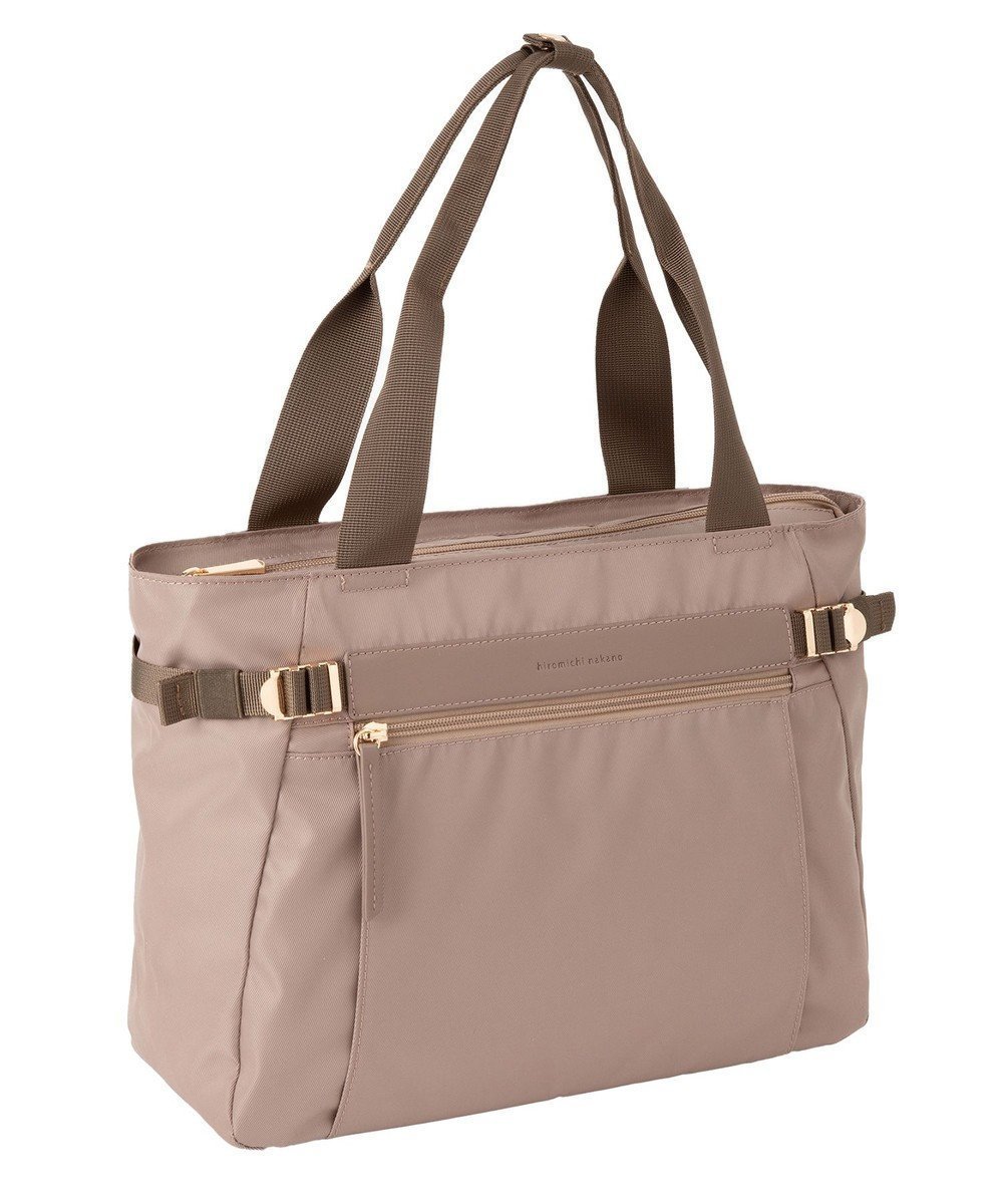 【エースバッグズアンドラゲッジ/ACE BAGS & LUGGAGE】のhiromichi nakano エリン トートバッグ A4サイズ 17563 ヒロミチナカノ インテリア・キッズ・メンズ・レディースファッション・服の通販 founy(ファニー) 　ファッション　Fashion　レディースファッション　Ladies' Fashion Online　バッグ　Bag　シンプル　Simple　スタイリッシュ　Stylish　セットアップ　Set Up　トラベル　Travel　フェイクレザー　Faux Leather　フロント　Front　ポケット　Pocket　エレガント 上品　Elegant　ベージュ|ID: prp329100004477930 ipo3291000000032665971