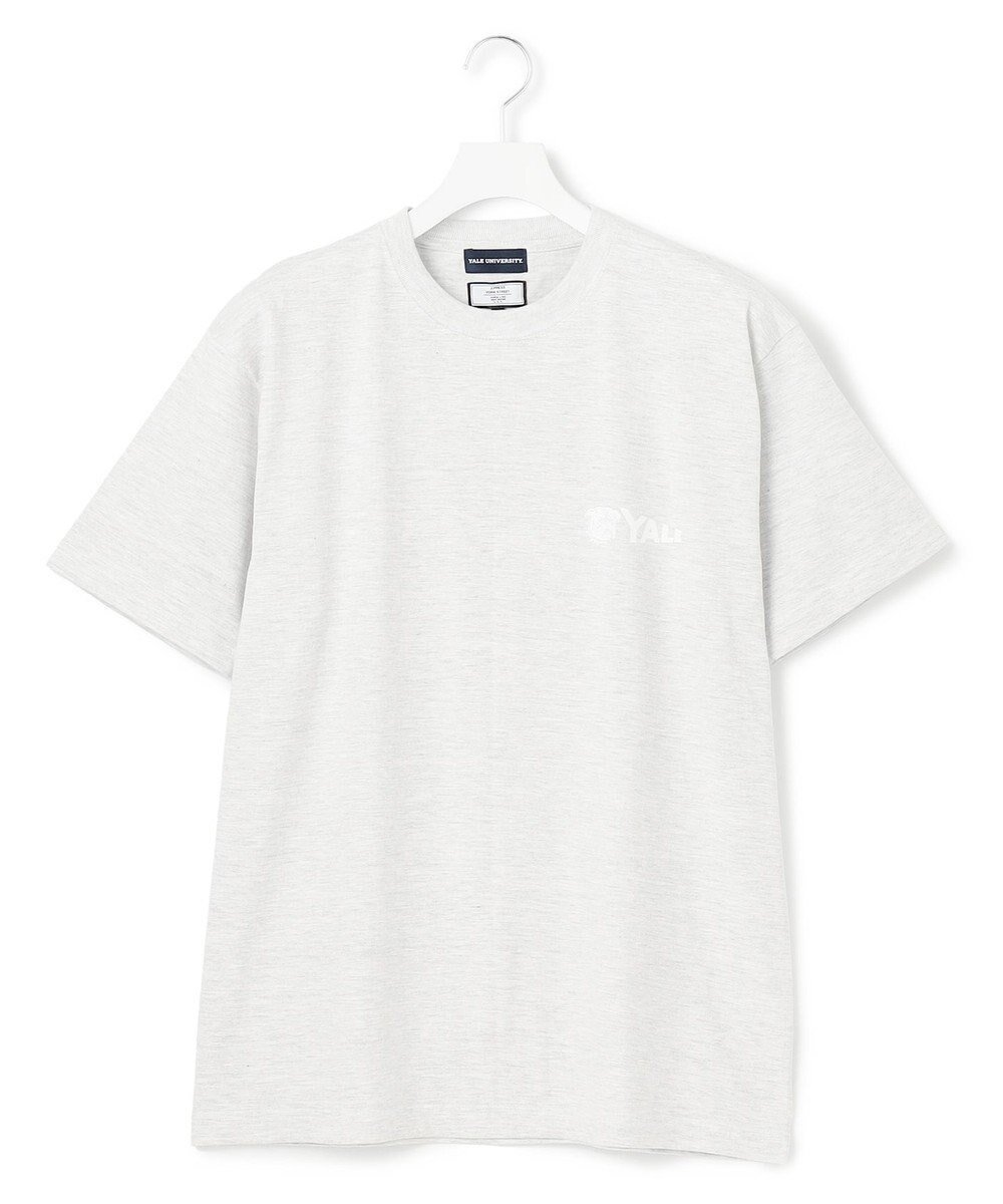 【ジェイプレスヨークストリート/J.PRESS YORK STREET】の【UNISEX】YALEペナント Tシャツ インテリア・キッズ・メンズ・レディースファッション・服の通販 founy(ファニー) 　ファッション　Fashion　レディースファッション　WOMEN　トップス・カットソー　Tops/Tshirt　シャツ/ブラウス　Shirts/Blouses　ロング / Tシャツ　T-Shirts　カットソー　Cut and Sewn　ユニセックス　Unisex　おすすめ　Recommend　アメリカン　American　インナー　Inner　カットソー　Cut And Sew　コラボ　Collaboration　人気　Popularity　夏　Summer　春　Spring　S/S・春夏　Ss・Spring/Summer　ライトグレー系|ID: prp329100004477963 ipo3291000000031851106