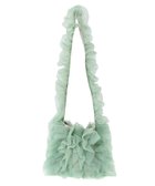 【グリーンパークス/Green Parks】の・QUON チュールフリルミニショルダー Green|ID: prp329100004478201 ipo3291000000032667769