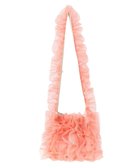 【グリーンパークス/Green Parks】の・QUON チュールフリルミニショルダー Salmon Pink|ID: prp329100004478201 ipo3291000000032667770