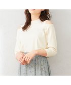 【フェルゥ/Feroux】の【洗える】カットオフショルダー ニット アイボリー系|ID: prp329100004478267 ipo3291000000031850831