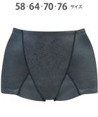 【ウィング/Wing】のガードル 【キュッとアップパンツ】 ヒップをまるくメリハリあるラインに ラクにおなか押さえ ショート丈 KQ0545 ウイング/ワコール チャコールグレー|ID: prp329100004478972 ipo3291000000031866025