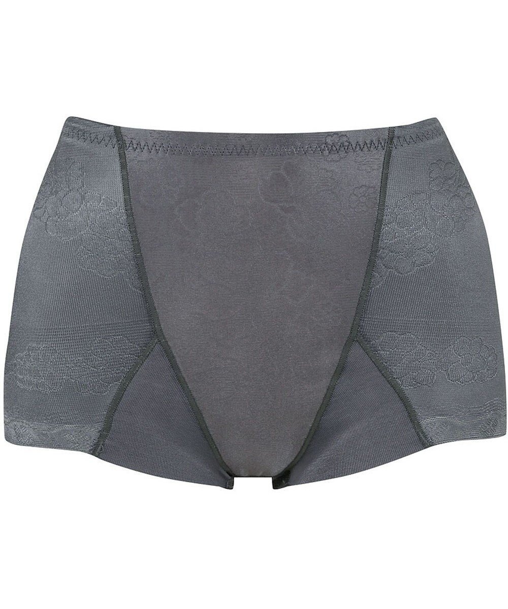 【ウィング/Wing】のガードル 【キュッとアップパンツ】 ヒップをまるくメリハリあるラインに ラクにおなか押さえ ショート丈 KQ0545 ウイング/ワコール インテリア・キッズ・メンズ・レディースファッション・服の通販 founy(ファニー) 　ファッション　Fashion　レディースファッション　Fashion for Women　パンツ　Pants & Trousers　下着・ランジェリー　Lingerie & Intimates　アンダーウェア・ベースインナー・肌着　Underwear / Base Layer / Undergarments　なめらか　Smooth, Silky Texture　アンダー　Underwear Essentials　ショート　Short, Short Length　メッシュ　Mesh, Net Fabric　再入荷　Restock / Back in Stock　グレー|ID: prp329100004478972 ipo3291000000032456946