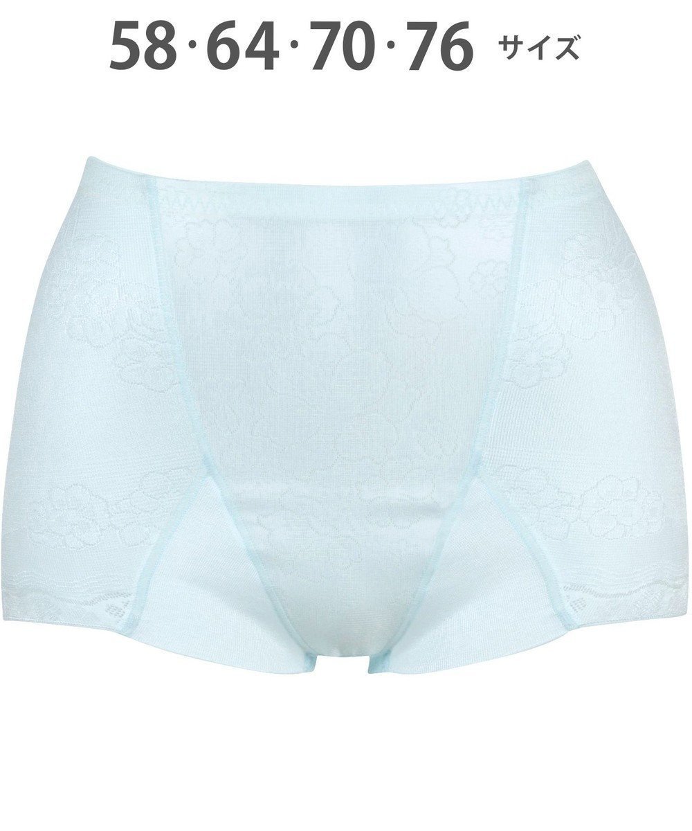 【ウィング/Wing】のガードル 【キュッとアップパンツ】 ヒップをまるくメリハリあるラインに ラクにおなか押さえ ショート丈 KQ0545 ウイング/ワコール インテリア・キッズ・メンズ・レディースファッション・服の通販 founy(ファニー) ファッション Fashion レディースファッション Fashion for Women パンツ Pants & Trousers 下着・ランジェリー Lingerie & Intimates アンダーウェア・ベースインナー・肌着 Underwear / Base Layer / Undergarments なめらか Smooth, Silky Texture アンダー Underwear Essentials ショート Short, Short Length メッシュ Mesh, Net Fabric ブルー|ID: prp329100004478972 ipo3291000000034202905