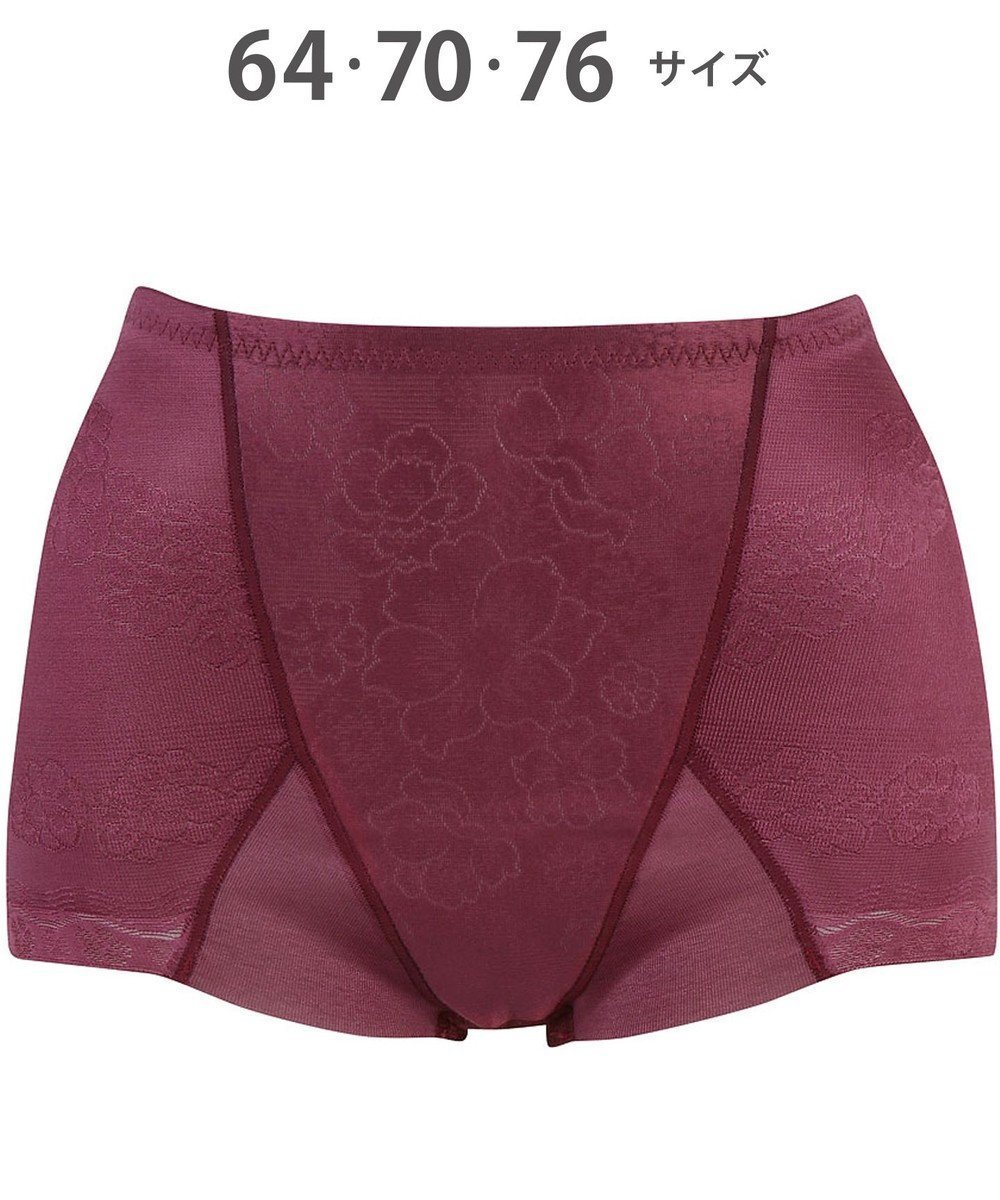 【ウィング/Wing】のガードル 【キュッとアップパンツ】 ヒップをまるくメリハリあるラインに ラクにおなか押さえ ショート丈 KQ0545 ウイング/ワコール インテリア・キッズ・メンズ・レディースファッション・服の通販 founy(ファニー) ファッション Fashion レディースファッション Fashion for Women パンツ Pants & Trousers 下着・ランジェリー Lingerie & Intimates アンダーウェア・ベースインナー・肌着 Underwear / Base Layer / Undergarments なめらか Smooth, Silky Texture アンダー Underwear Essentials ショート Short, Short Length メッシュ Mesh, Net Fabric エンジ|ID: prp329100004478972 ipo3291000000034202907