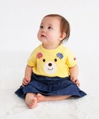 【ミキハウスホットビスケッツ/MIKI HOUSE HOT BISCUITS / KIDS】の【70-80cm】 顔ドン ボディシャツ(ロンパース) 黄|ID: prp329100004479002 ipo3291000000031974940