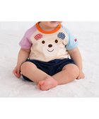 【ミキハウスホットビスケッツ/MIKI HOUSE HOT BISCUITS / KIDS】の【70-80cm】 顔ドン ボディシャツ(ロンパース) アイボリー|ID: prp329100004479002 ipo3291000000031974941