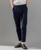 【ジョゼフ オム/JOSEPH HOMME / MEN】の新素材【洗える/速乾性/通気性/ストレッチ】トリコサッカーストレッチ ドロスト付テーパードパンツ / PEGG CONVERTIBLE ネイビー系|ID: prp329100004479009 ipo3291000000032447254