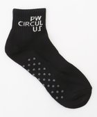 【ピーダブリュサーキュラス/PW CIRCULUS / MEN】の【虫よけ加工】【MEN】ブランドロゴ ショートソックス ブラック系|ID: prp329100004479010 ipo3291000000032100768