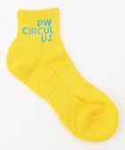 【ピーダブリュサーキュラス/PW CIRCULUS / MEN】の【虫よけ加工】【MEN】ブランドロゴ ショートソックス イエロー系|ID: prp329100004479010 ipo3291000000032100769