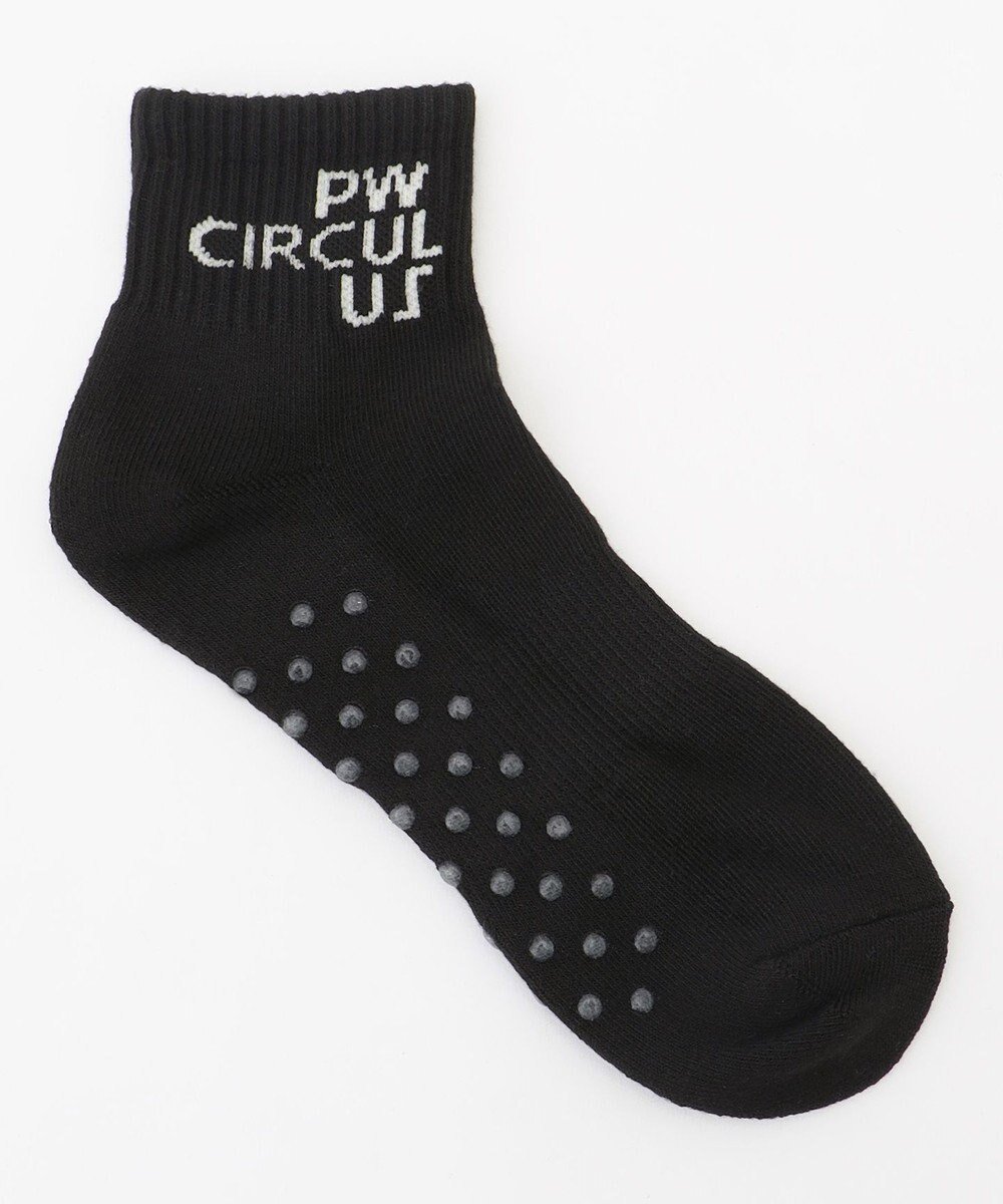 【ピーダブリュサーキュラス/PW CIRCULUS / MEN】の【虫よけ加工】【MEN】ブランドロゴ ショートソックス ゴルフ インテリア・キッズ・メンズ・レディースファッション・服の通販 founy(ファニー) 　ファッション　Fashion　メンズファッション　Fashion for Men　シューズ・靴　Shoes　クール　Cool, Chic　ショート　Short, Short Length　ソックス　Socks, Hosiery　フィット　Fit, Slim Fit　夏　Summer　ゴルフ　Golf　2025年　2025　2025春夏・S/S　Spring/Summer 2025 SS25　ブラック系|ID: prp329100004479010 ipo3291000000032487234