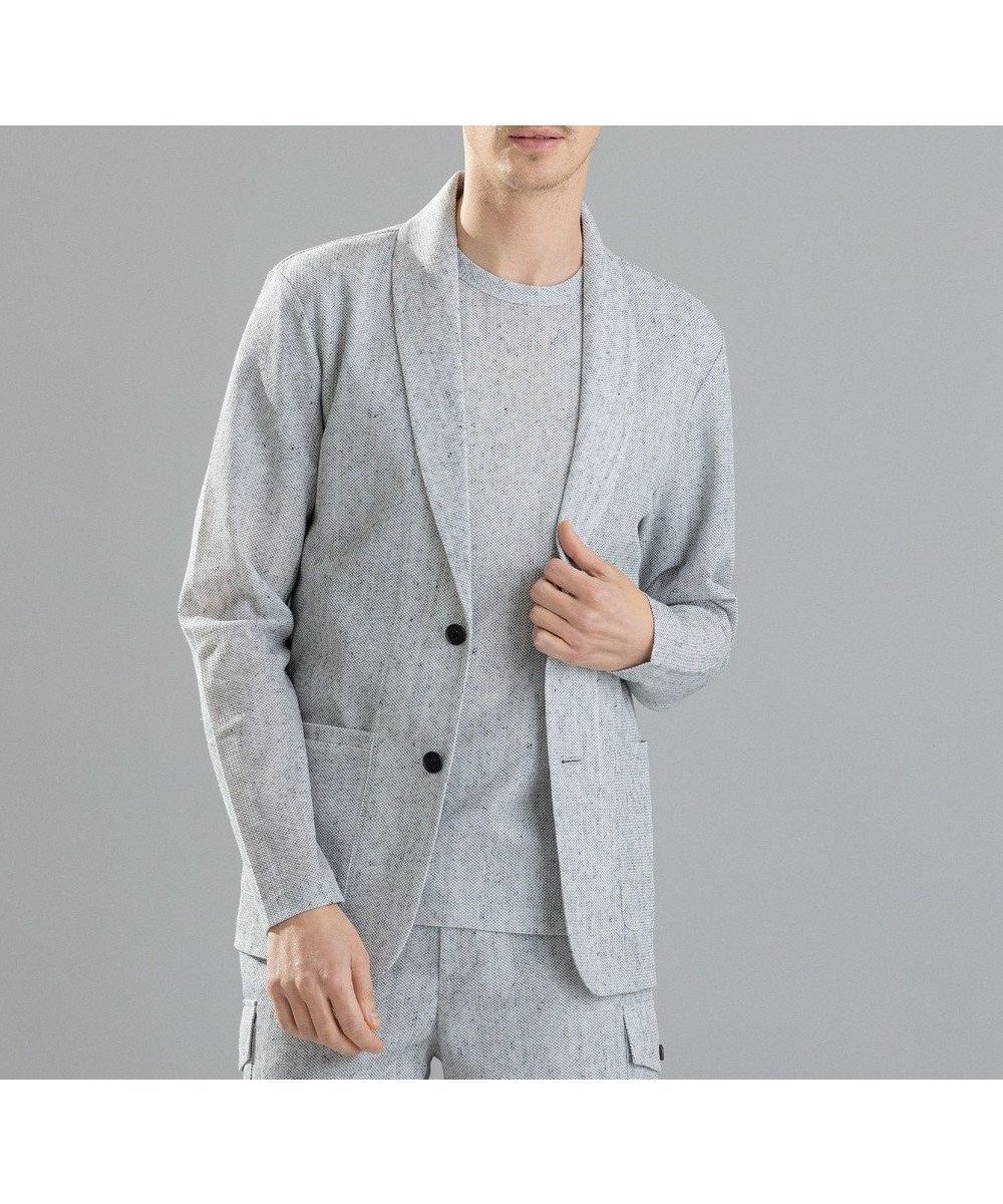 【ジョゼフ オム/JOSEPH HOMME / MEN】のリネンドビージャージー カットソージャケット インテリア・キッズ・メンズ・レディースファッション・服の通販 founy(ファニー) 　ファッション　Fashion　メンズファッション　Men's Style Online　アウター　Coats Outerwear/Men　おすすめ　Recommend　アンサンブル　Ensemble　カットソー　Cut And Sew　カーディガン　Cardigan　ジャケット　Jacket　ストレッチ　Stretch　リゾート　Resort　リネン　Linen　エレガント 上品　Elegant　夏　Summer　春　Spring　S/S・春夏　Ss・Spring/Summer　羽織　Haori　ライトグレー系|ID: prp329100004479028 ipo3291000000032634355