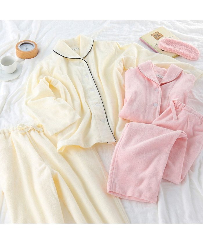 【ウチノ/UCHINO】のエアリータッチレディスパジャマ インテリア・キッズ・メンズ・レディースファッション・服の通販 founy(ファニー) https://founy.com/ ファッション Fashion レディースファッション WOMEN パジャマ Pajamas 吸水 Water Absorption |ID: prp329100004479837 ipo3291000000031889254