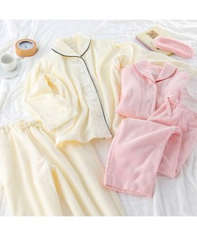 【ウチノ/UCHINO】のエアリータッチレディスパジャマ 人気、トレンドファッション・服の通販 founy(ファニー) ファッション Fashion レディースファッション WOMEN パジャマ Pajamas 吸水 Water Absorption |ID:prp329100004479837